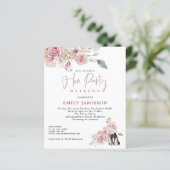 バジェットスティレットウィークエンドローナリーヘンパーティー招待状 (スタンド正面)