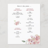 バジェットスティレットウィークエンドローナリーヘンパーティー招待状 (裏面)