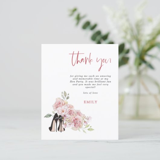 バジェットスティレットピンク花模様ズヘンパーティーありがとう (スタンド正面)