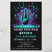 バジェットストライクアップネオングローボーリング誕生日 (正面)