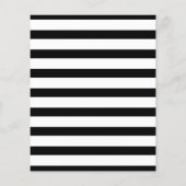 バジェットストライプの金ゴールドブリデスメイドランチョン招待状 チラシ (裏面)