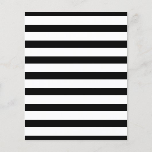 バジェットストライプウェディングカップルシャワー招待状 チラシ (裏面)