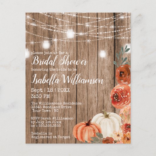 バジェットストリングオブライツ&メイソンジャーブライダルシャワー (正面)