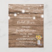 バジェットストリングオブライツ&メイソンジャーブライダルシャワー (正面)