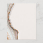 バジェットストーンマーブルアゲート結婚式招待状 チラシ (裏面)