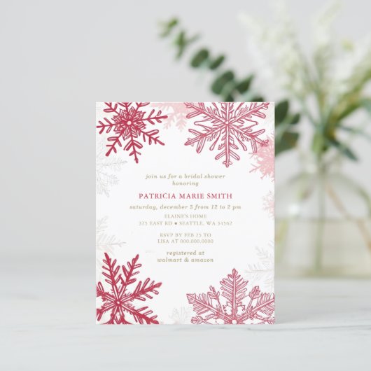 バジェットスノーフレークスクリスマスウィンターブライダルシャワー (スタンド正面)