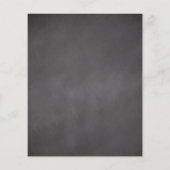 バジェットスノーフレークチョークボードピンク赤ちゃんシャワー (裏面)