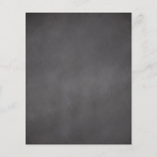 バジェットスノーフレークチョークボードピンク赤ちゃんシャワー (裏面)