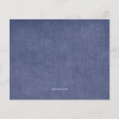 バジェットスノーフレークフローリーズ引っ越しましたホリデーカード (裏面)