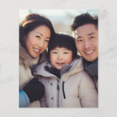 バジェットスノーボーディングハイランドカウフォトカード/ヴェルト (裏面)