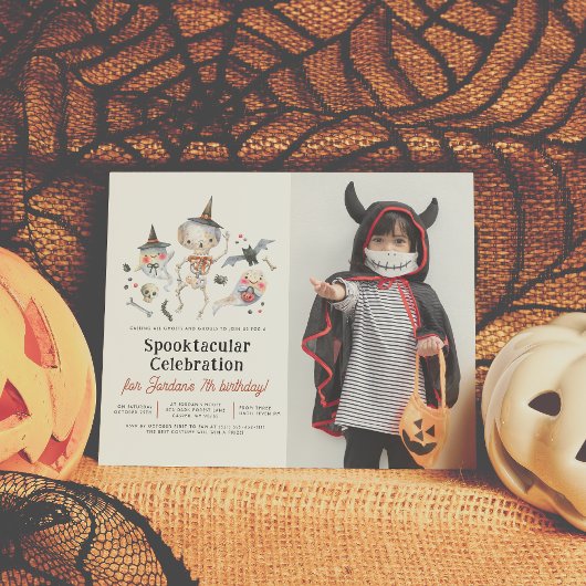 バジェットスプクトカキュラーハロウィンフォトバースデーパーティー