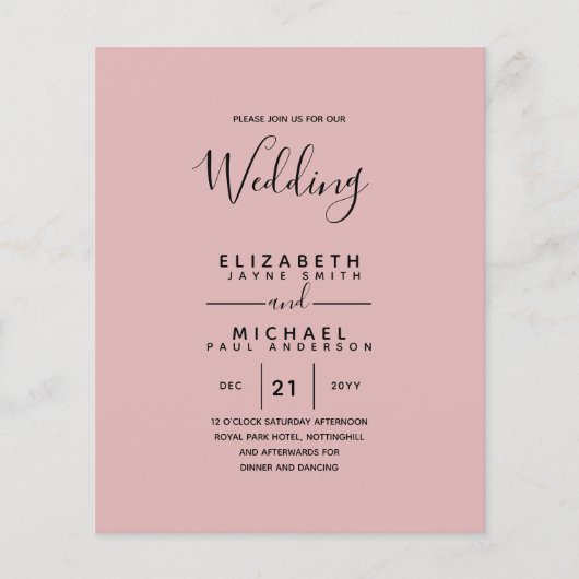 バジェットスペインのバイリンガルBODA英結婚語 (正面)