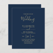 バジェットスペインのバイリンガルBODA英結婚語 (正面/裏面)