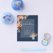 バジェットスペインのBODA秋花オレンジ チラシ (シングル)