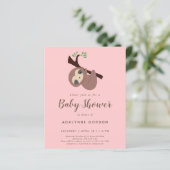 バジェットスロスベビーシャワーガールピンクブラウンかわいい (スタンド正面)