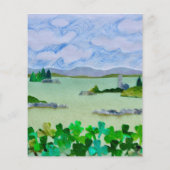 バジェットセントパトリックのデイシャムロックパーティの招待状 (裏面)