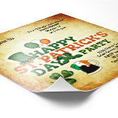 バジェットセントパトリックの日パーティーヴィンテージ フォトプリント (角)