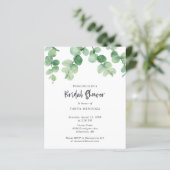 バジェットセージグリーンユーカリプスリーフブライダルシャワー (スタンド正面)