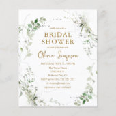 バジェットセージグリーンリーブライダルシャワー チラシ (正面)