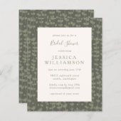 バジェットセージボタニカルグリーナリーブライダルシャワー (正面/裏面)