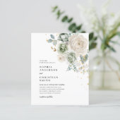 バジェットセージ緑と白結婚の花の魅力 (スタンド正面)