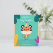 バジェットタイガーキッドの誕生日招待状 (スタンド正面)