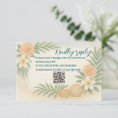 バジェットタイド&開花RSVPカード (スタンド正面)