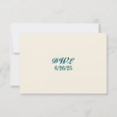 バジェットタイド&開花RSVPカード (裏面)