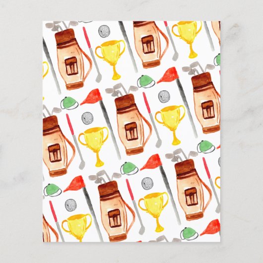 バジェットタイムからPar-Teeカートバルーンゴルフ誕生日 チラシ (裏面)