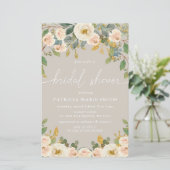 バジェットタウペピーチフローラブライダルシャワー招待 (スタンド正面)