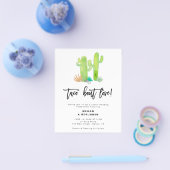 バジェットタコアウトラブカジュアル結婚式招待状 チラシ (シングル)