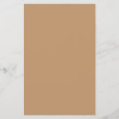 バジェットタンアーストーンスクリプトベビーシャワーフライヤー チラシ (裏面)