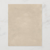 バジェットタン葉ウォーターカラー&マウン結婚テン (裏面)