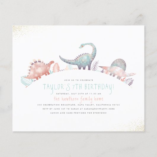 バジェットターコイズ&金ゴールドガールディオナーズ誕生日 (正面)