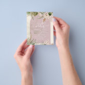 バジェットダスティバラピーチパンパスグラス結婚ズ チラシ (手)