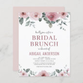 バジェットダスティバラフローラブライダルシャワー招待 (正面/裏面)