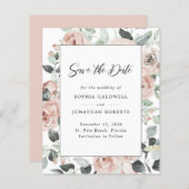 バジェットダスティバラフローラユーカリ日付を保存 (正面/裏面)