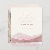 バジェットダスティバラボホマウンテン結婚写真 (正面/裏面)