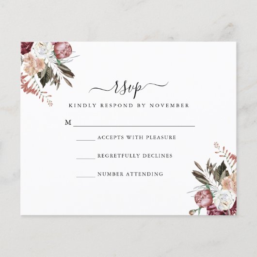 バジェットダスティバラRSVPフライヤー チラシ (正面)