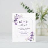 バジェットダスティパープルフローラグリーンブライダルシャワー (スタンド正面)