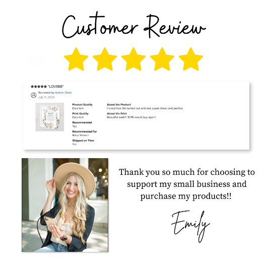 バジェットダスティピンクベビーシャワーフローラ招待状