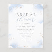 バジェットダスティブルーグラデーション金ゴールドダストブライダルシャワー (正面)