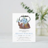 バジェットダスティブルーティーブライダルシャワー招待 (スタンド正面)