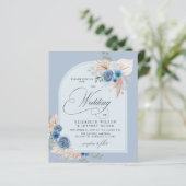 バジェットダスティブルーパンパ結婚式招待状 (スタンド正面)