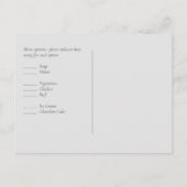 バジェットダスティブルーフラワーズセージ結婚ズ ポストカード (裏面)