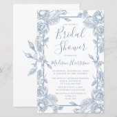 バジェットダスティブルーフローラブライダルシャワー (正面/裏面)