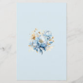 バジェットダスティブルーフローラブライダルシャワー チラシ (裏面)