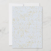 バジェットダスティブルーフローラ卒業パーティー 招待状 (裏面)