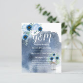 バジェットダスティブルーフローラ結婚式の招待 (スタンド正面)