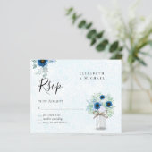 バジェットダスティブルーフローラRSVPモノクロ (スタンド正面)